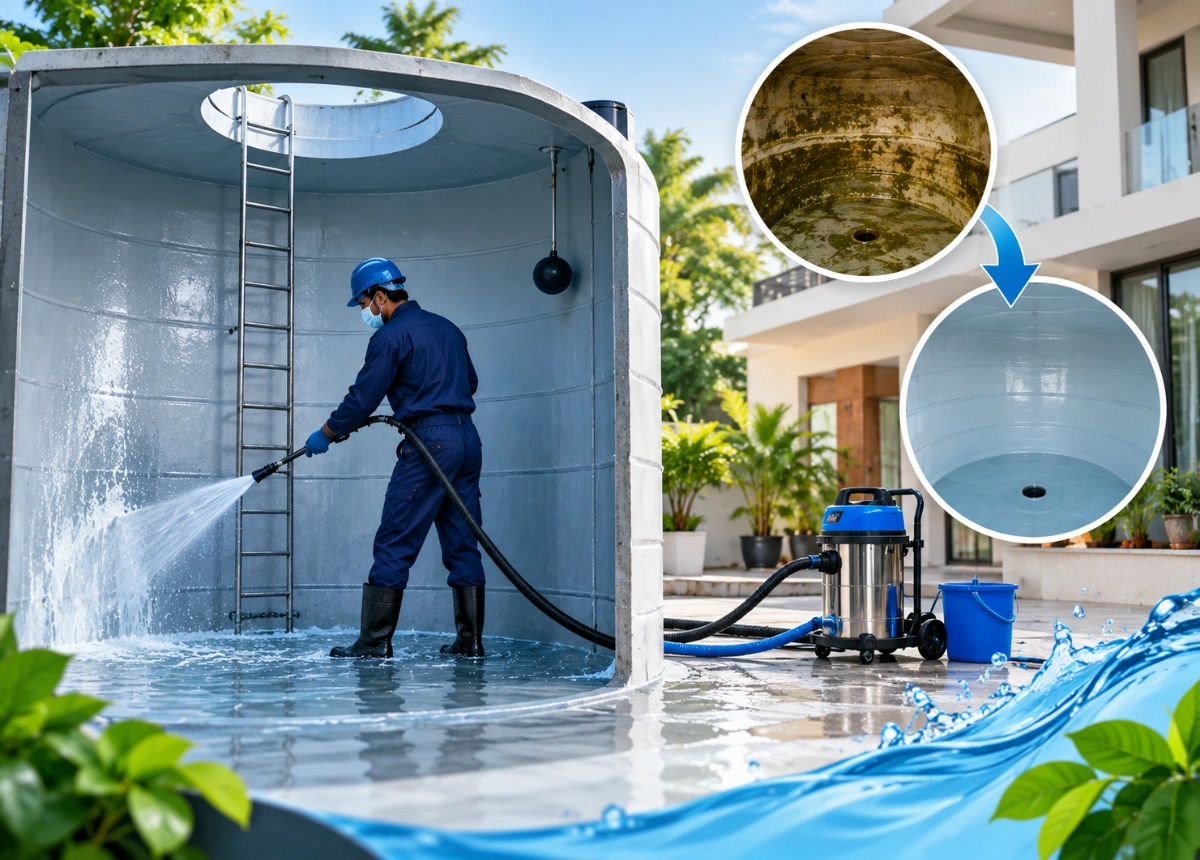 Professional Cleaning for Better Water Storage