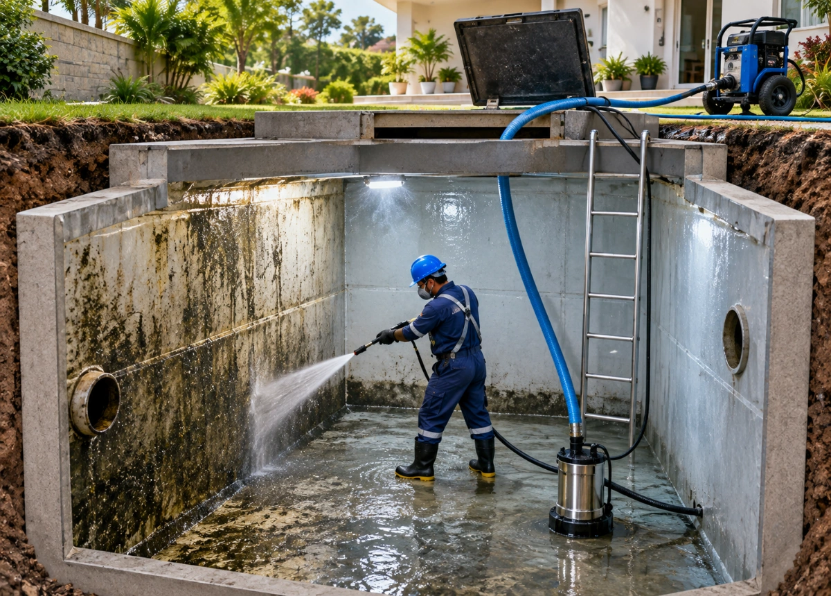Underground Water Tank Cleaning: Why Professional Service Matters
