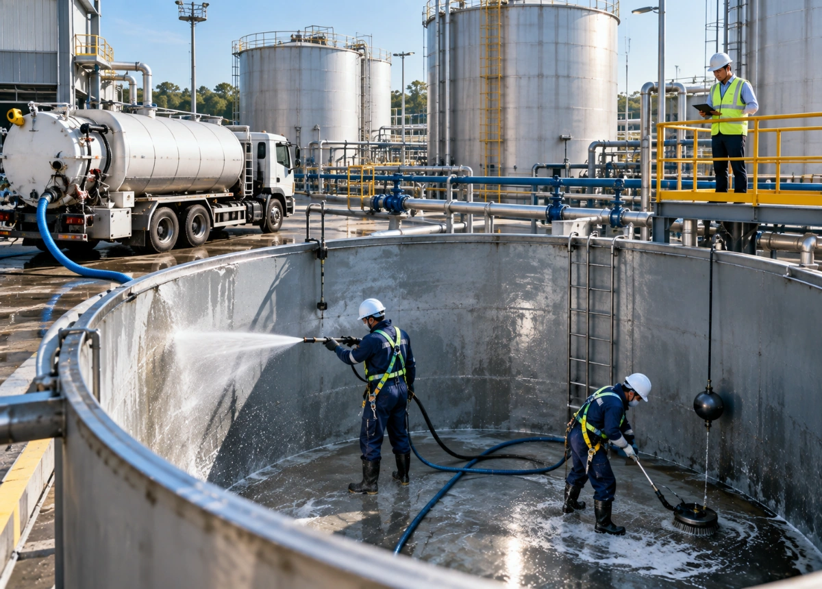 Industrial Water Tank Cleaning: Maintaining Clean Water Storage