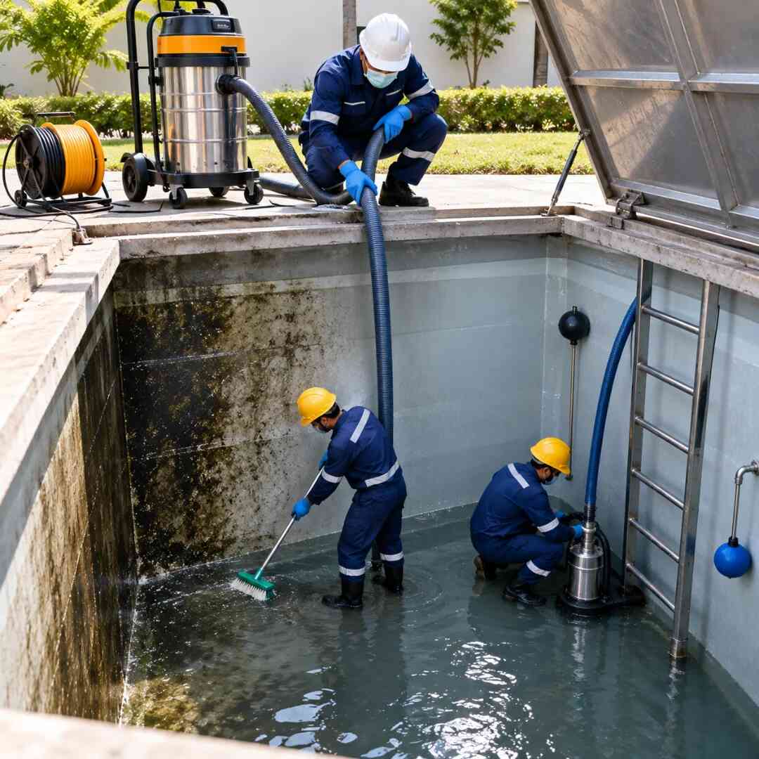 Underground Water Tank Cleaning