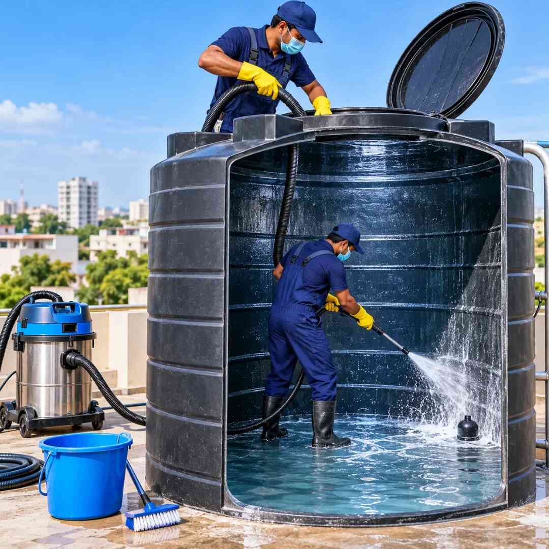 Residential Water Tank Cleaning