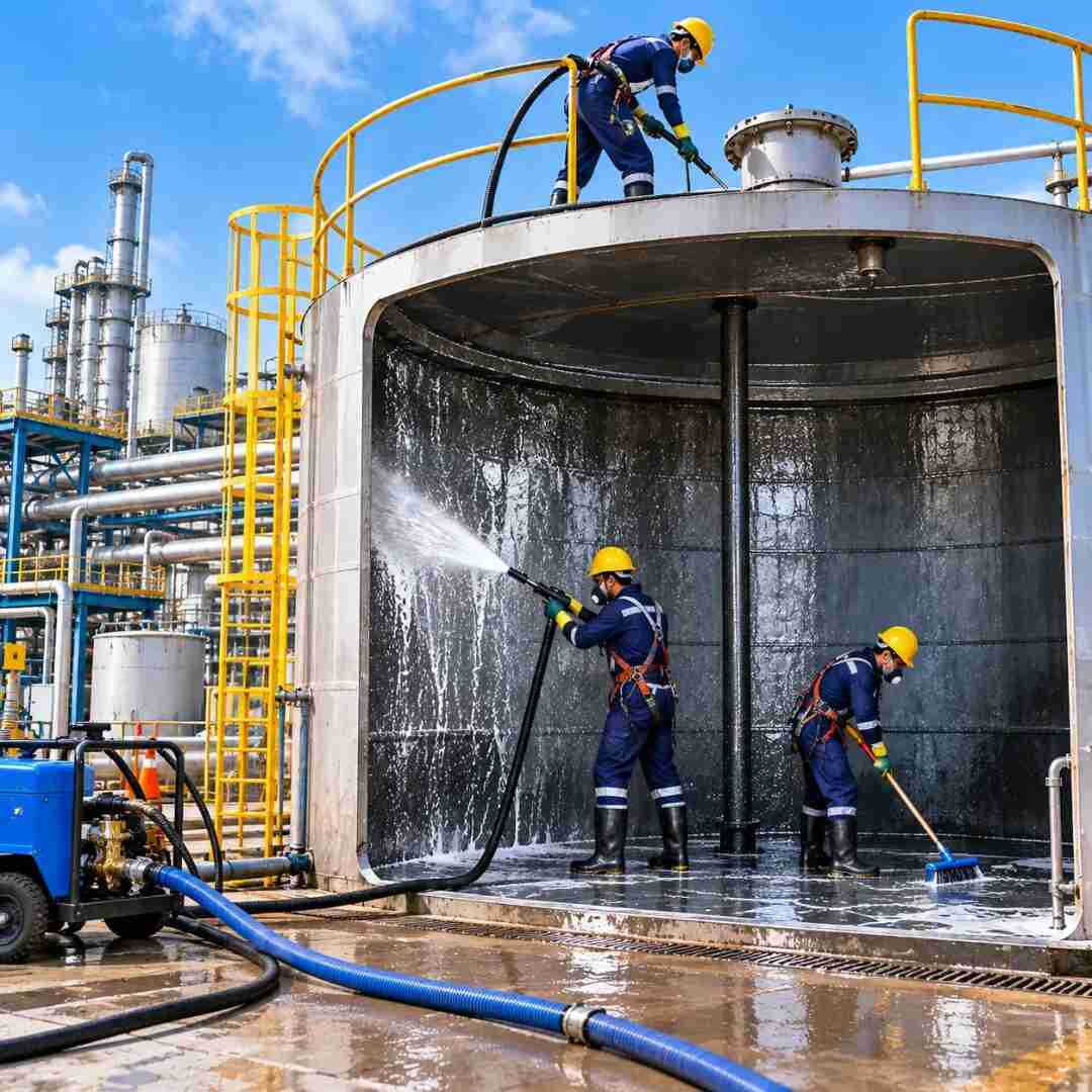 Industrial Water Tank Cleaning