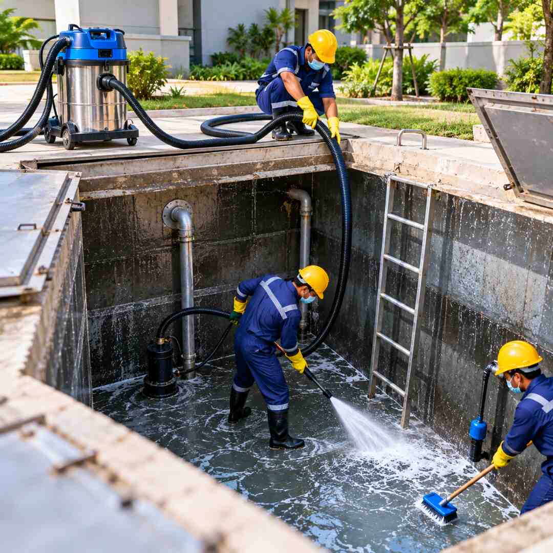 Underground Water Tank Cleaning
