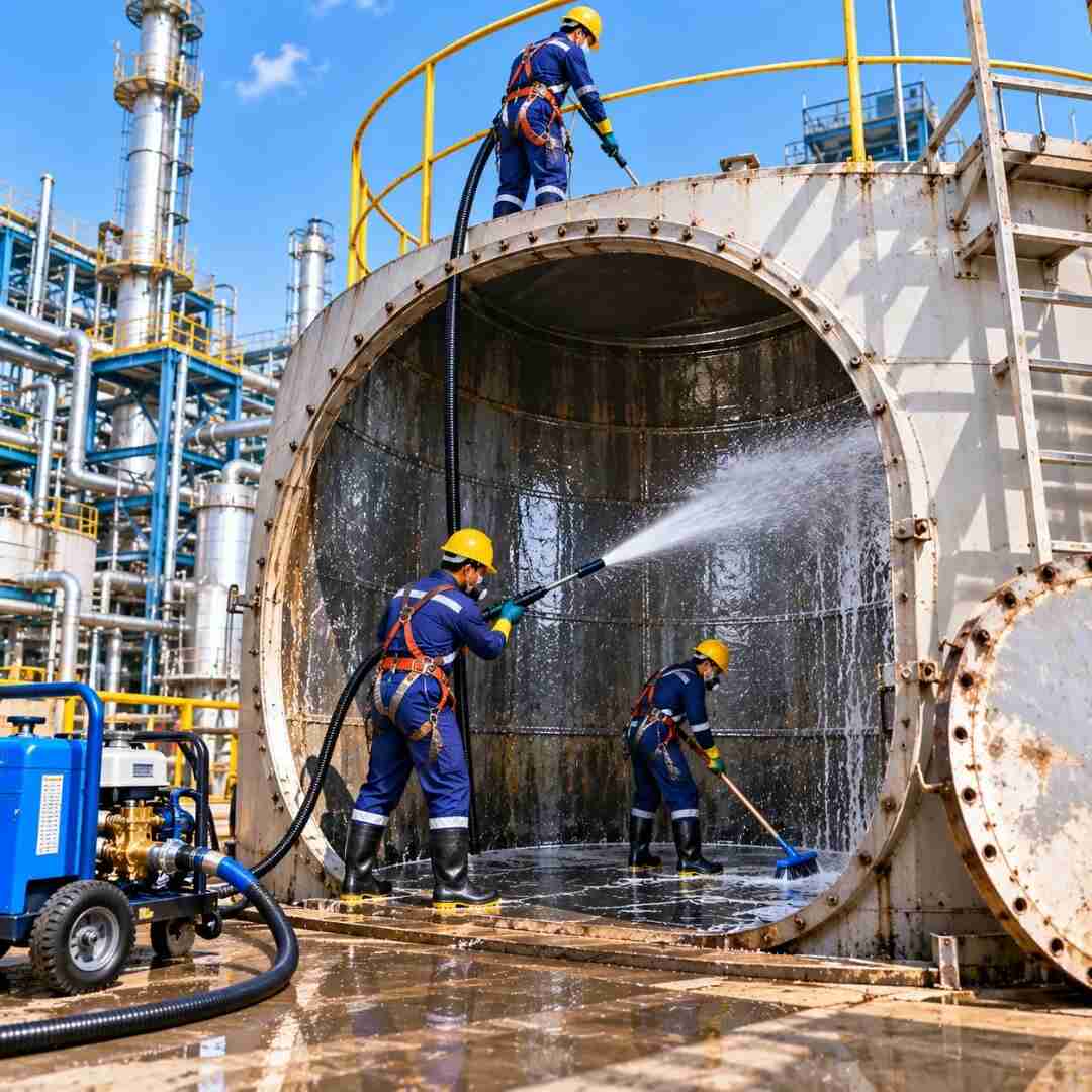 Industrial Water Tank Cleaning