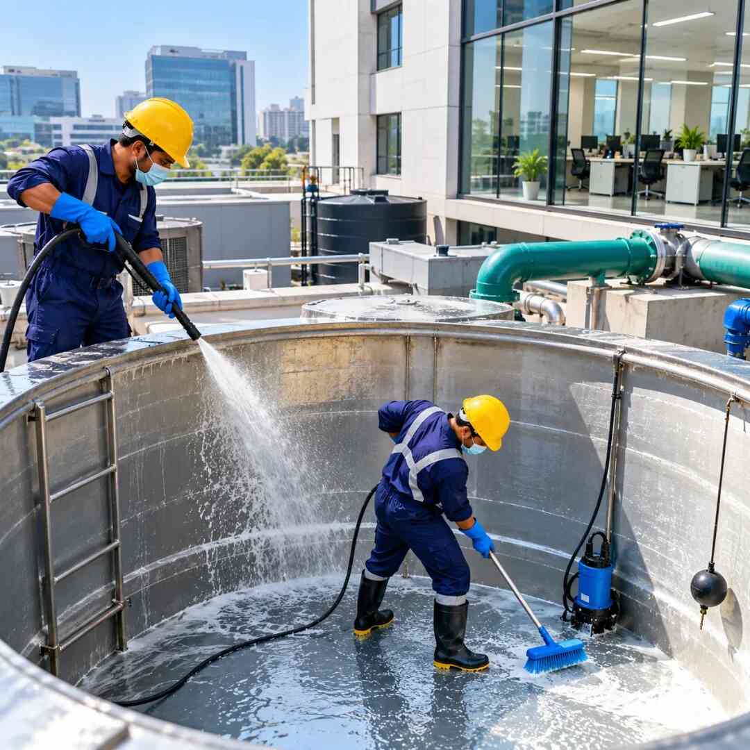 Office Water Tank Cleaning