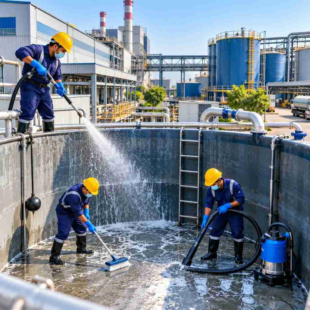 Factory Water Tank Cleaning
