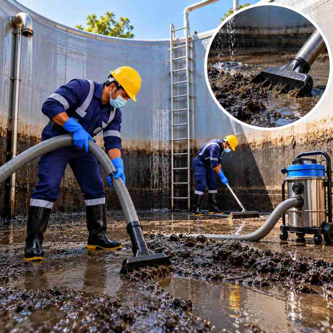 Water Tank Sludge & Dirt Removal